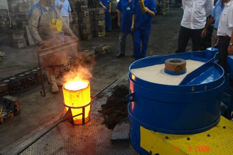 Centrifuga para Galvanização